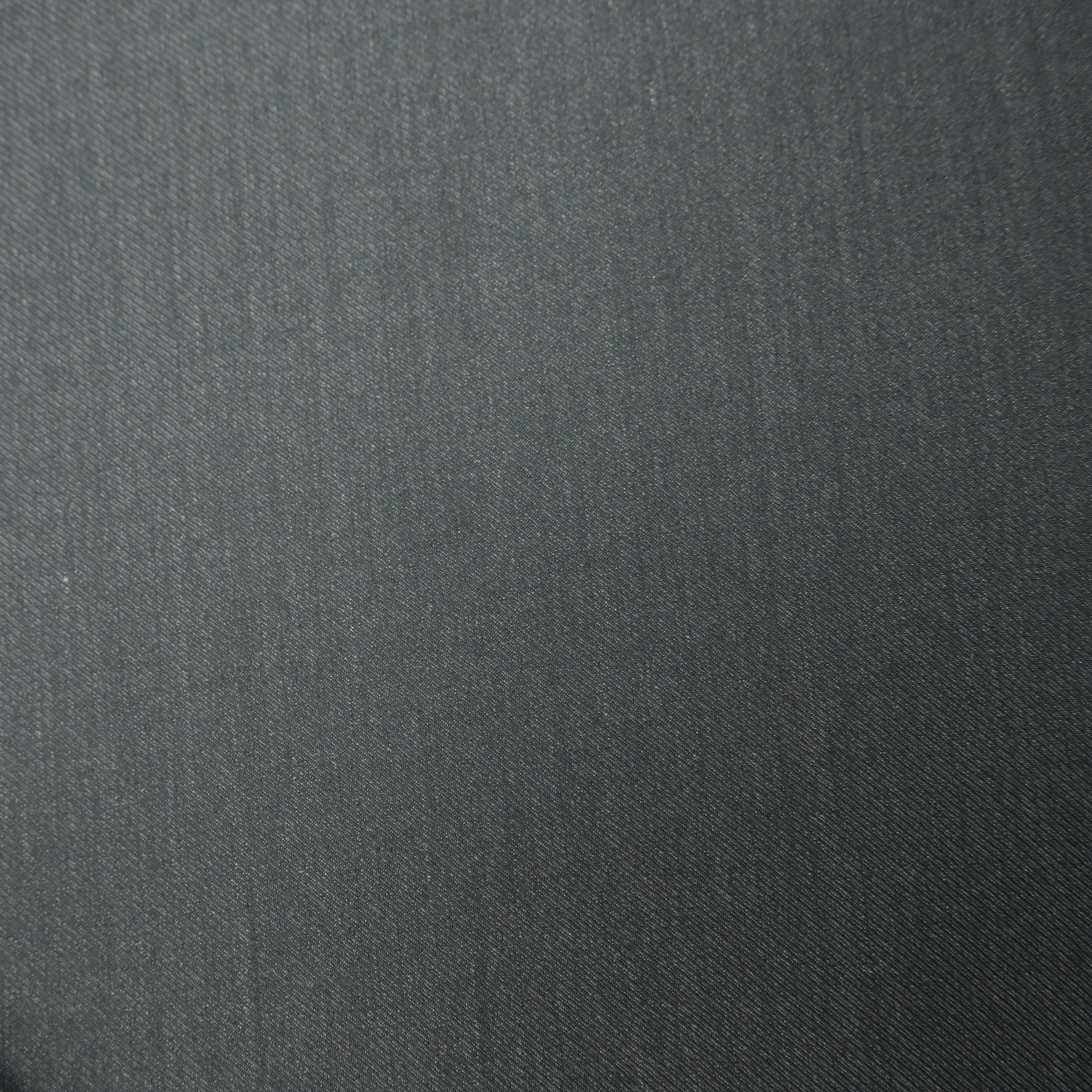 4 YDS Charcoal Solid 100% Wool Super 130's Loro Piana Fabric