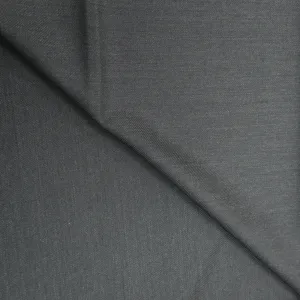 4 YDS Charcoal Solid 100% Wool Super 130's Loro Piana Fabric