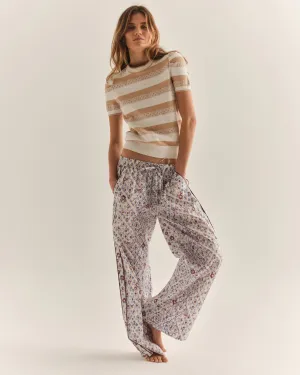 ALEXEI TOP-SAND STRIPE