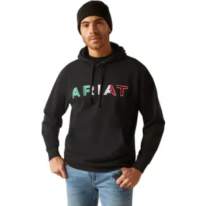 Ariat Men's Black Mexico Logo Hoodie