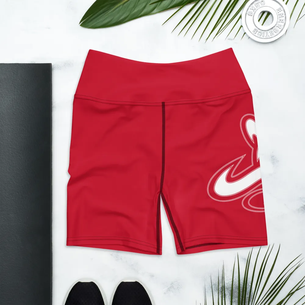 Athletic Apparatus Red Yoga Shorts