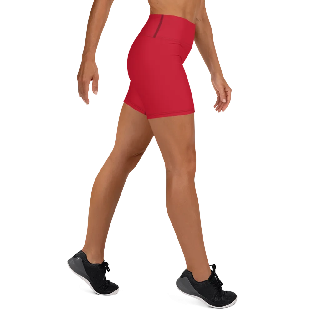 Athletic Apparatus Red Yoga Shorts