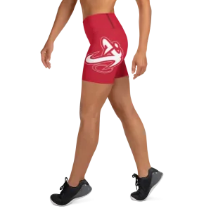 Athletic Apparatus Red Yoga Shorts