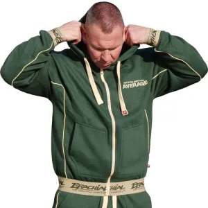 Brachial Zip Hoody Spacy - Military Green