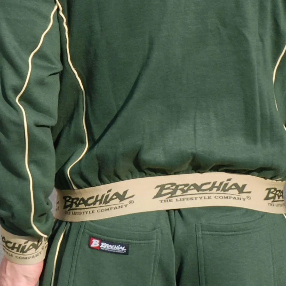 Brachial Zip Hoody Spacy - Military Green