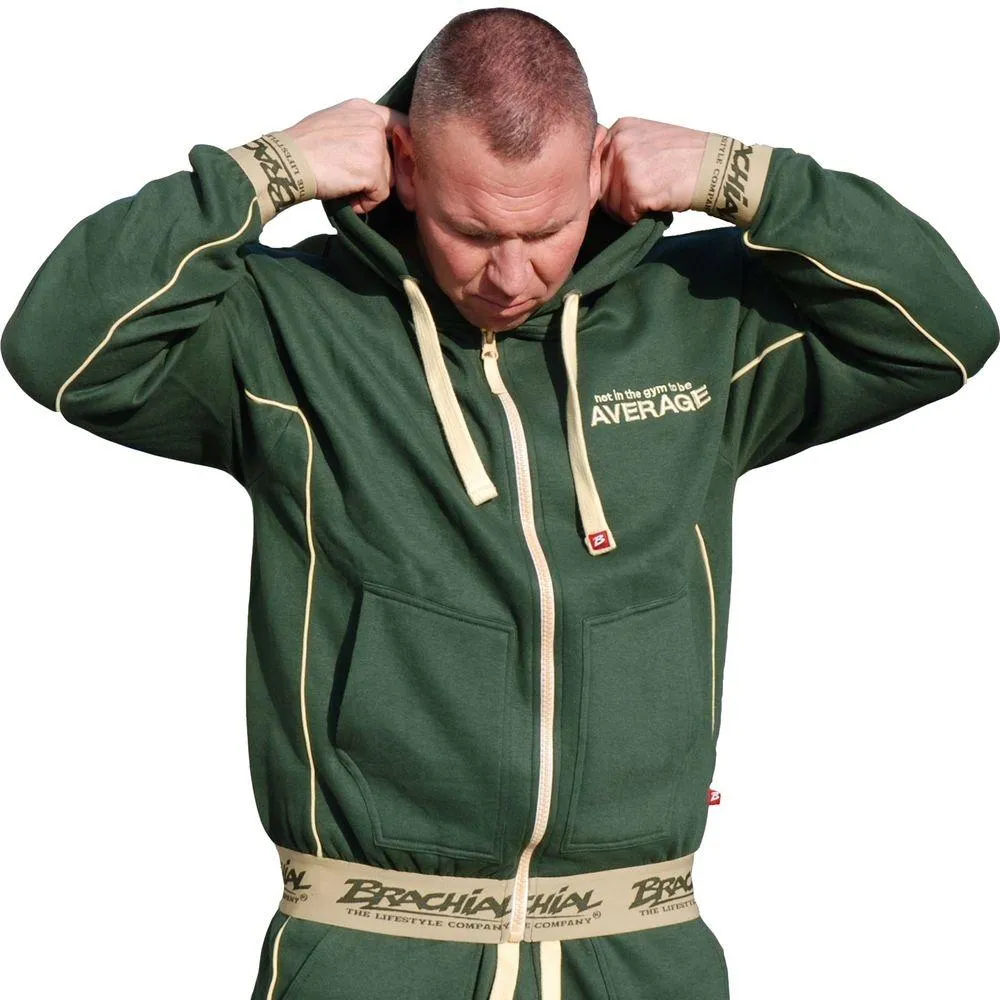 Brachial Zip Hoody Spacy - Military Green