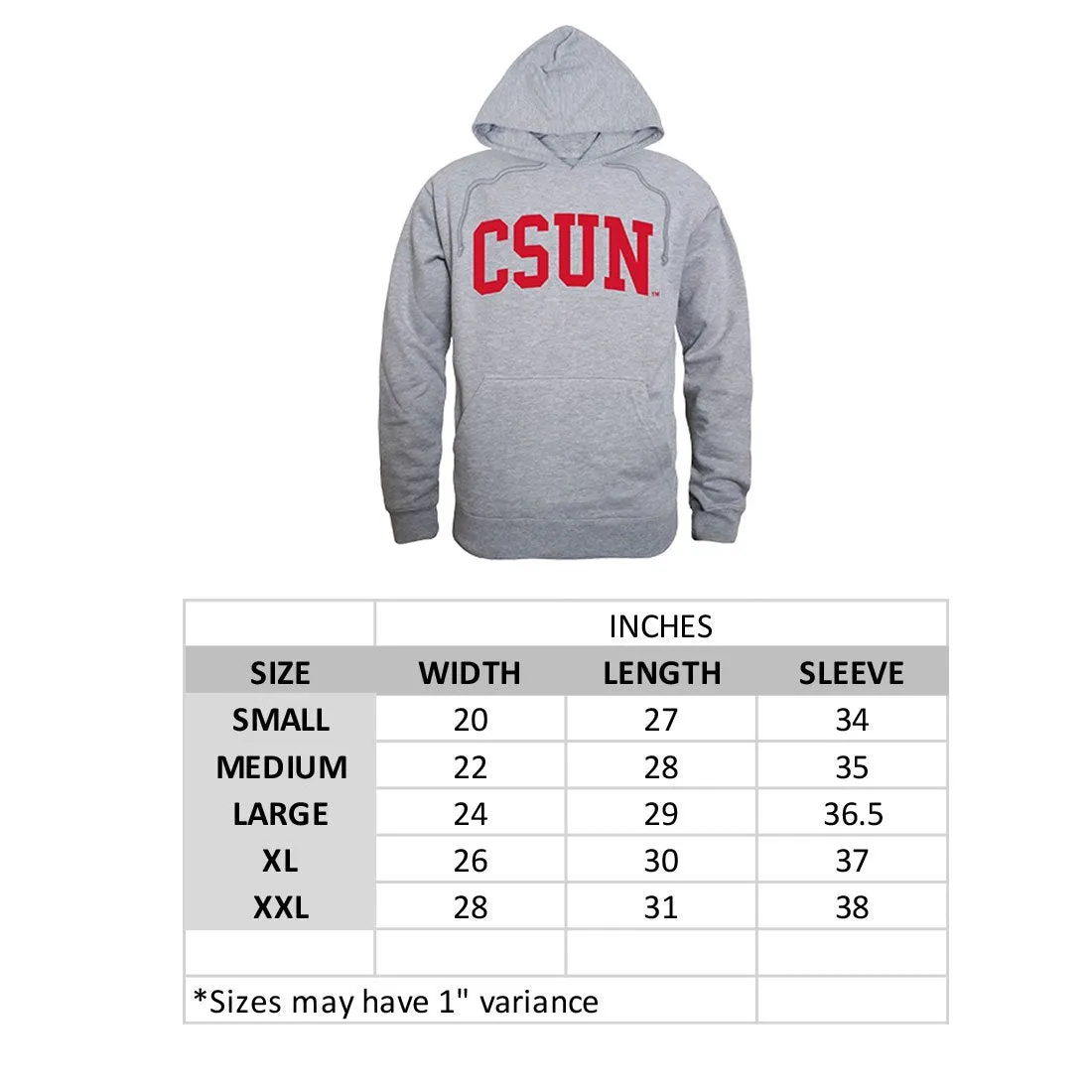Bucknell University Game Day Hoodie Sweatshirt Heather Grey