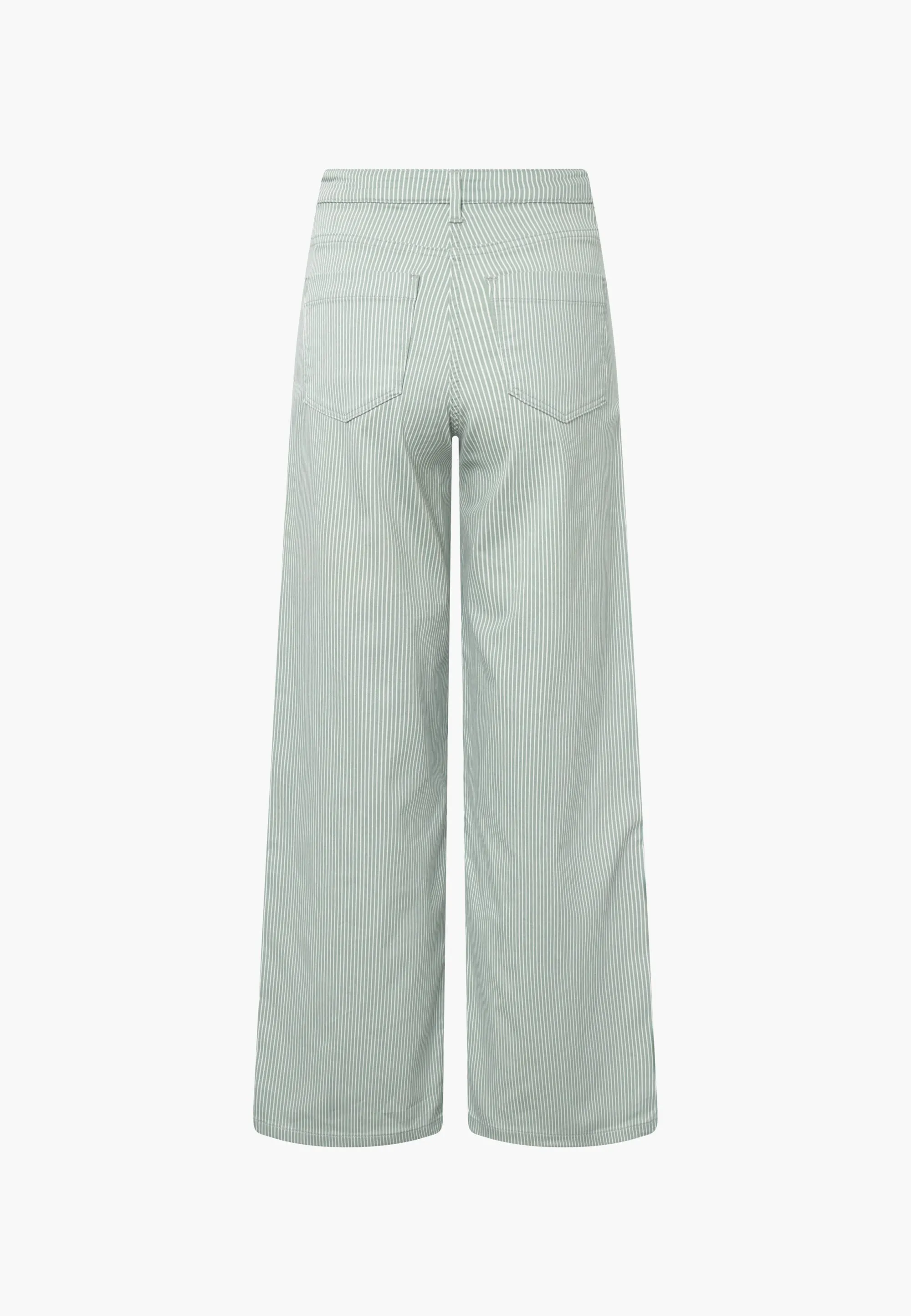 Carol Loose - Medium Length - Sage Stripe