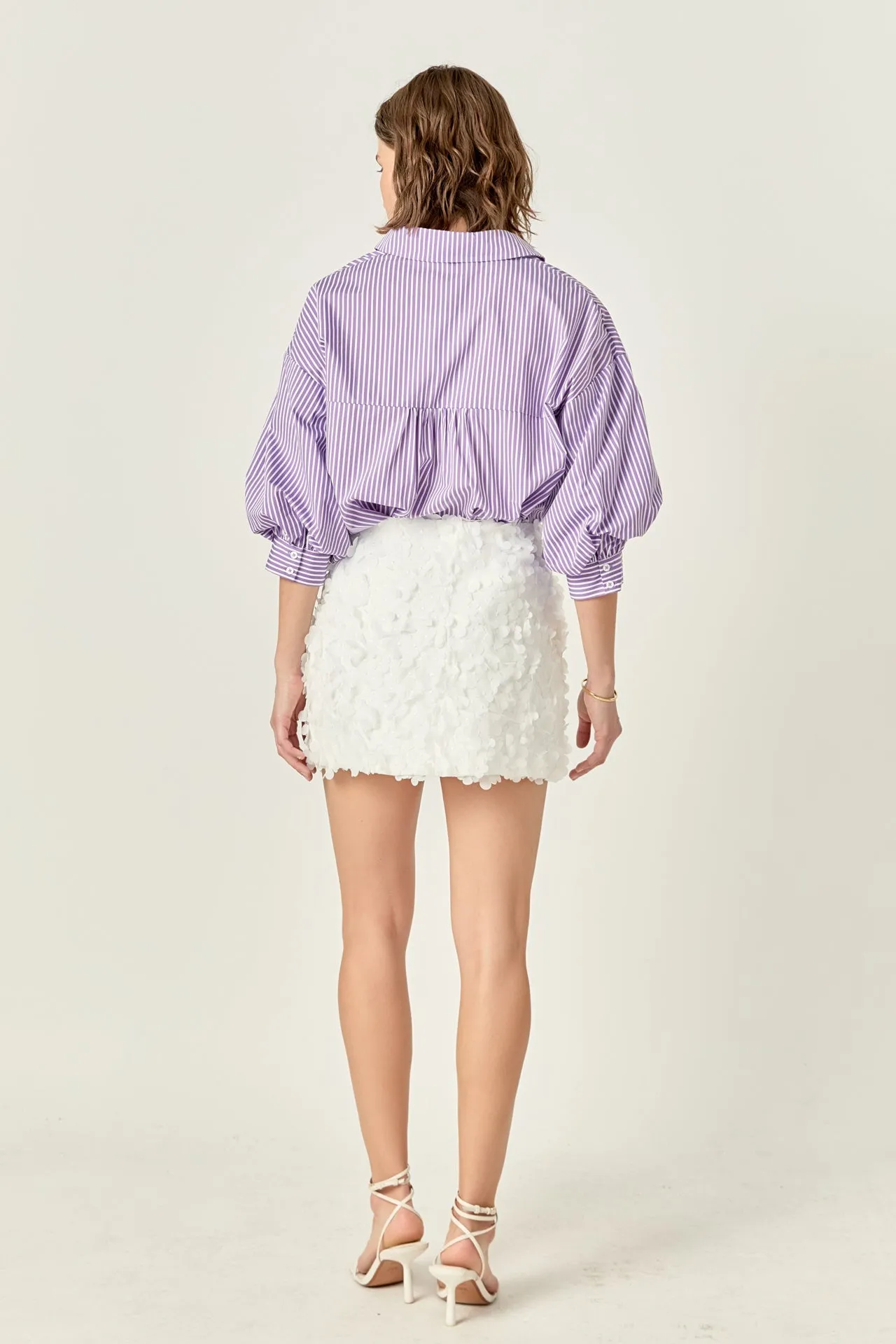 Charlotte Flower Mini Skirt