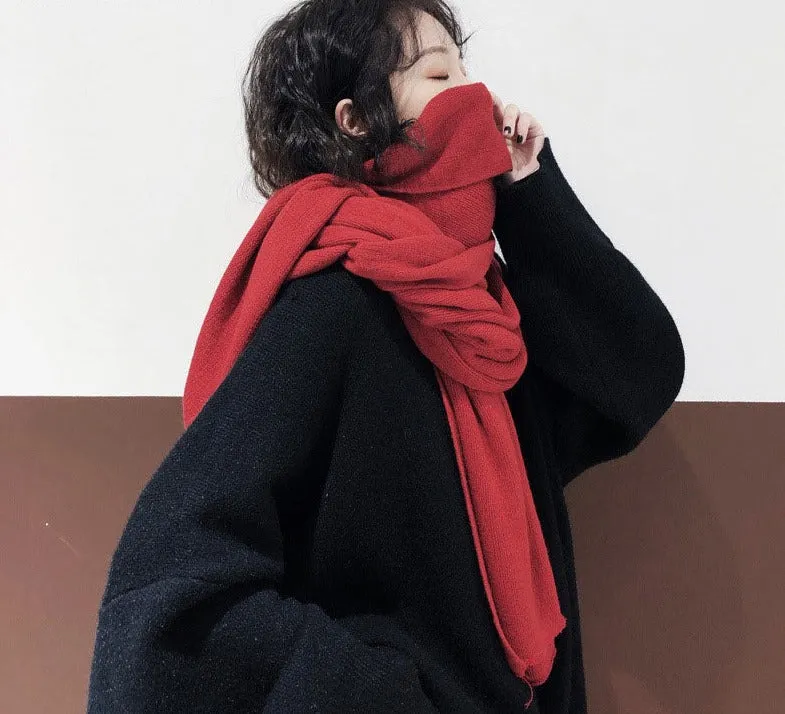 Cozy Solid Color Scarf