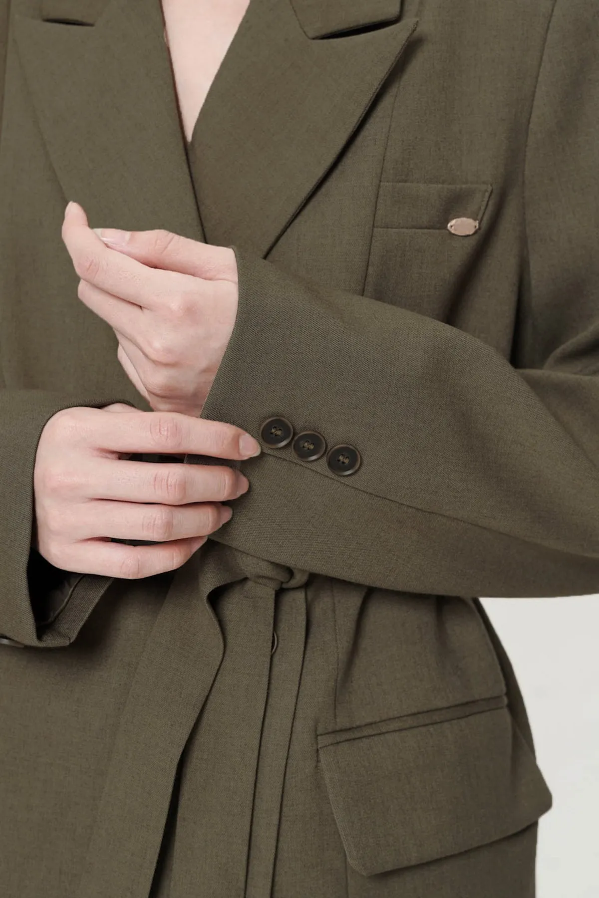 Cresida Blazer In Oregano