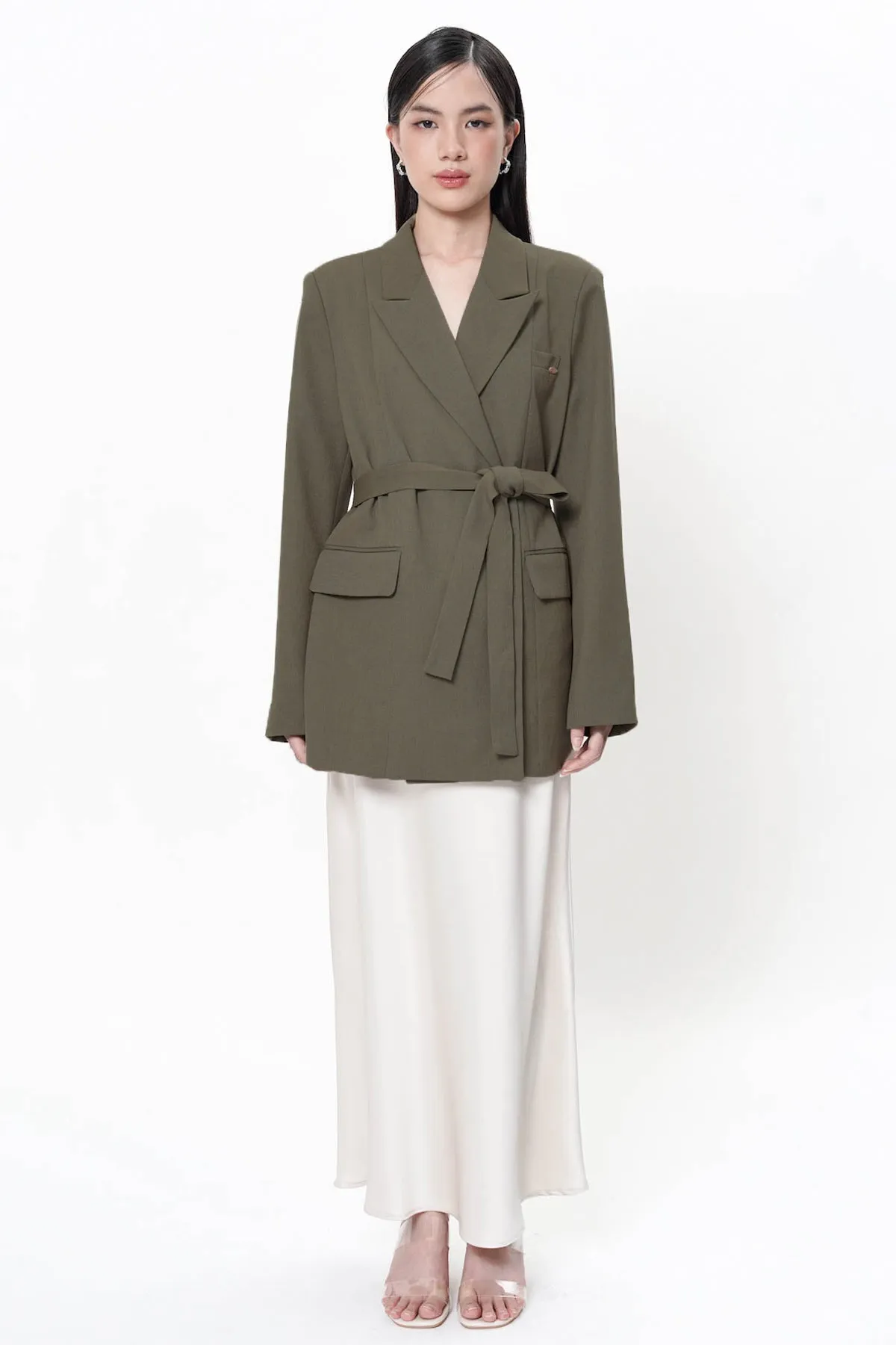 Cresida Blazer In Oregano