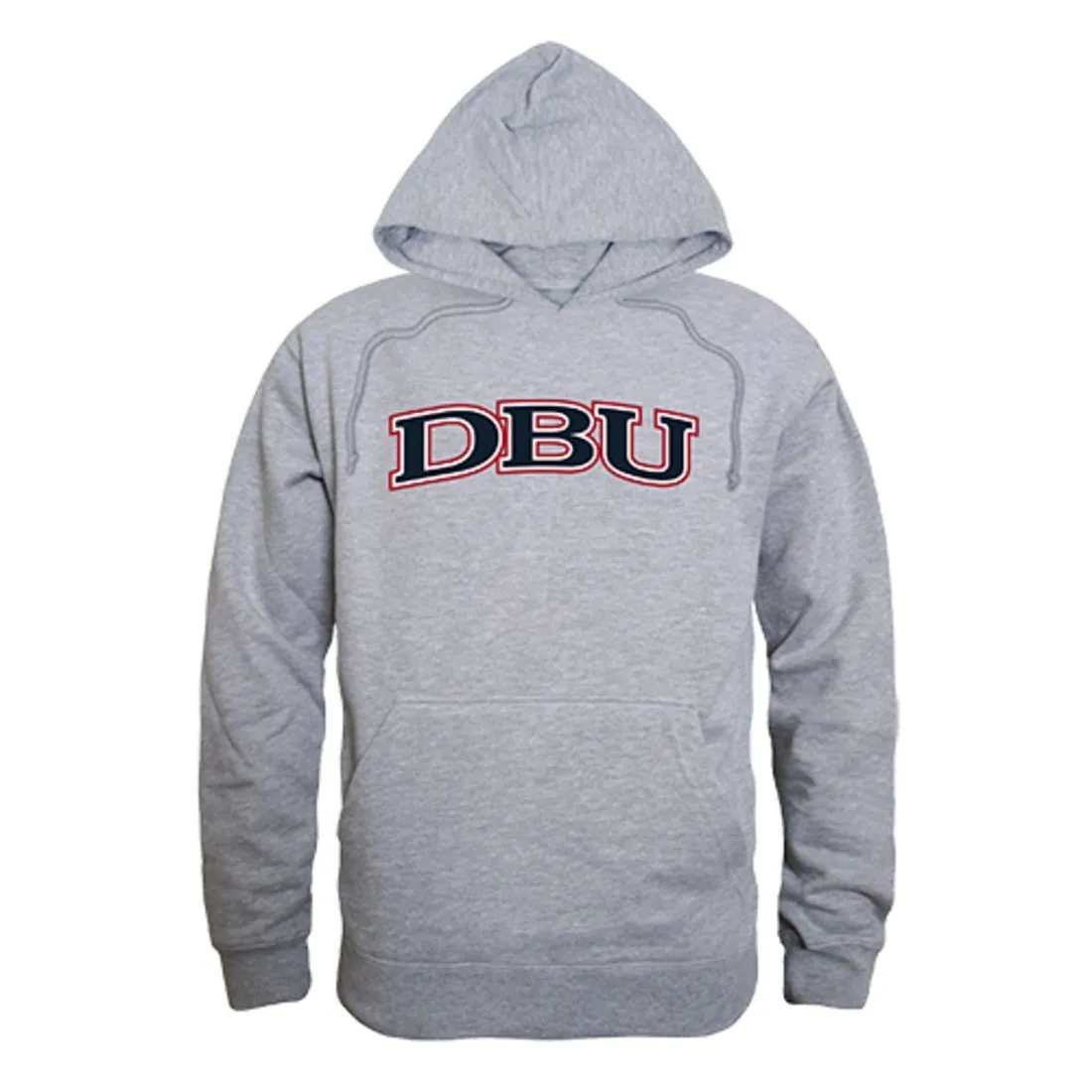 Dallas Baptist University Patriot Game Day Hoodie Sweatshirt Heather Grey