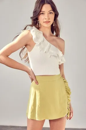 Do   Be Collection One Shoulder Knit Top
