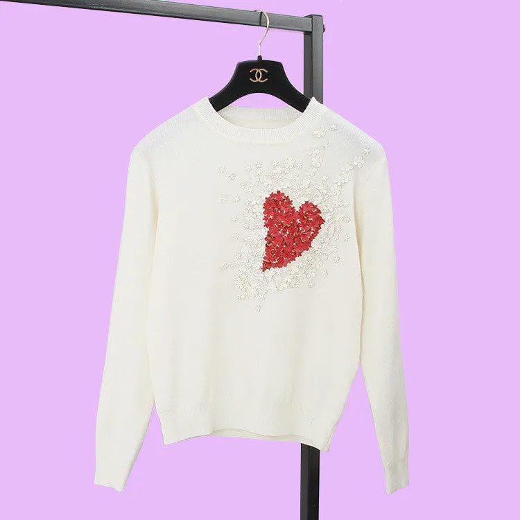 Female Warm O-Neck Casual Sweater