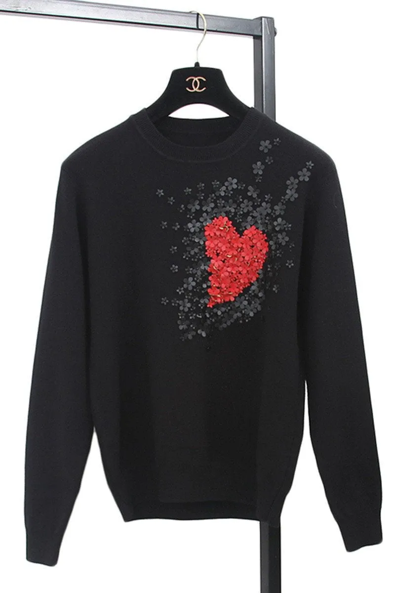 Female Warm O-Neck Casual Sweater