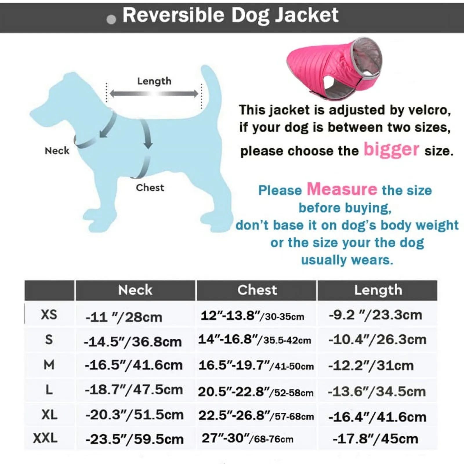 FlipCoat™ Double-Sided Dog Jacket - Warm Winter Vest