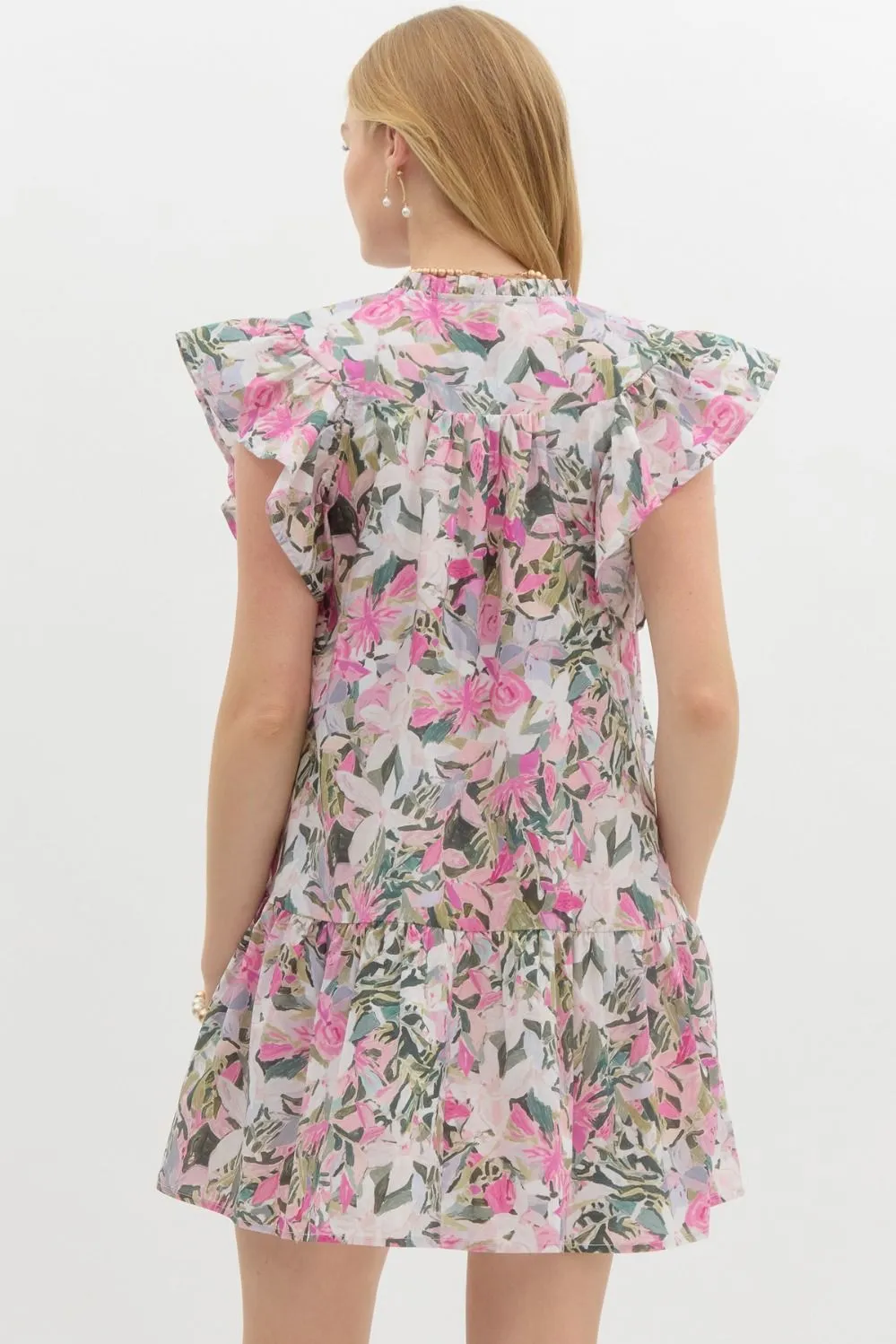 Floral Canvas Dress