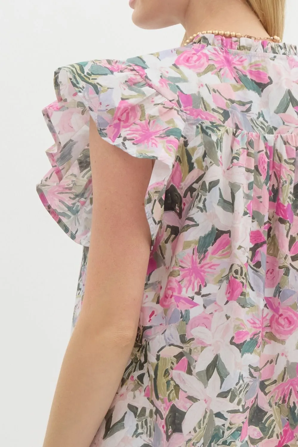 Floral Canvas Dress