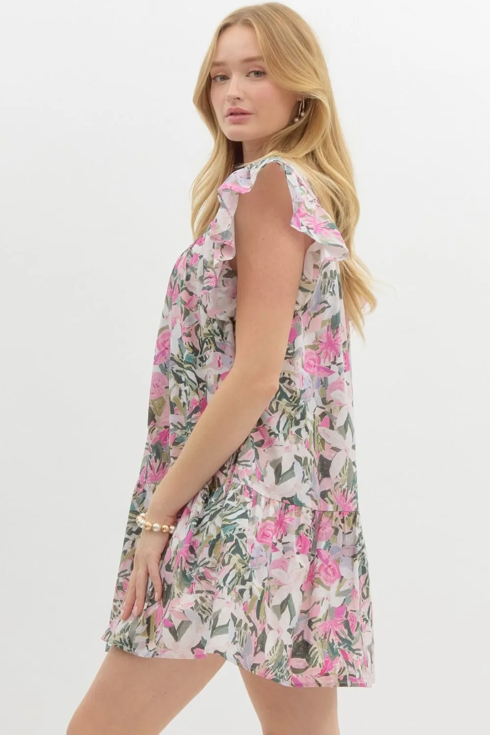 Floral Canvas Dress