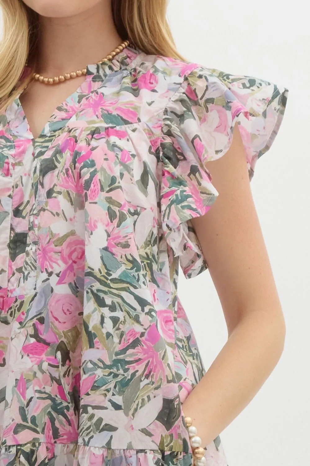 Floral Canvas Dress