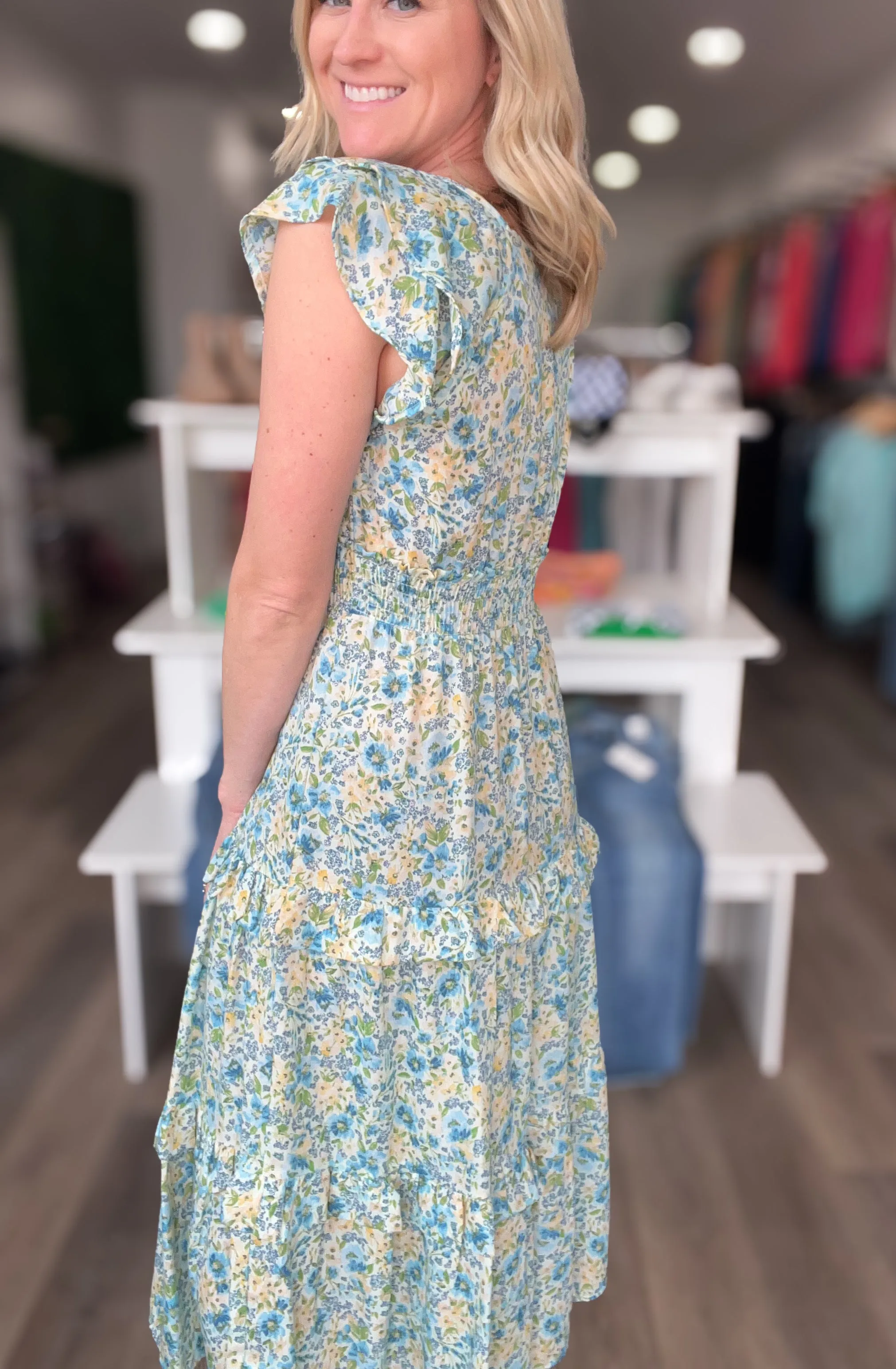Floral Days Mint Dress