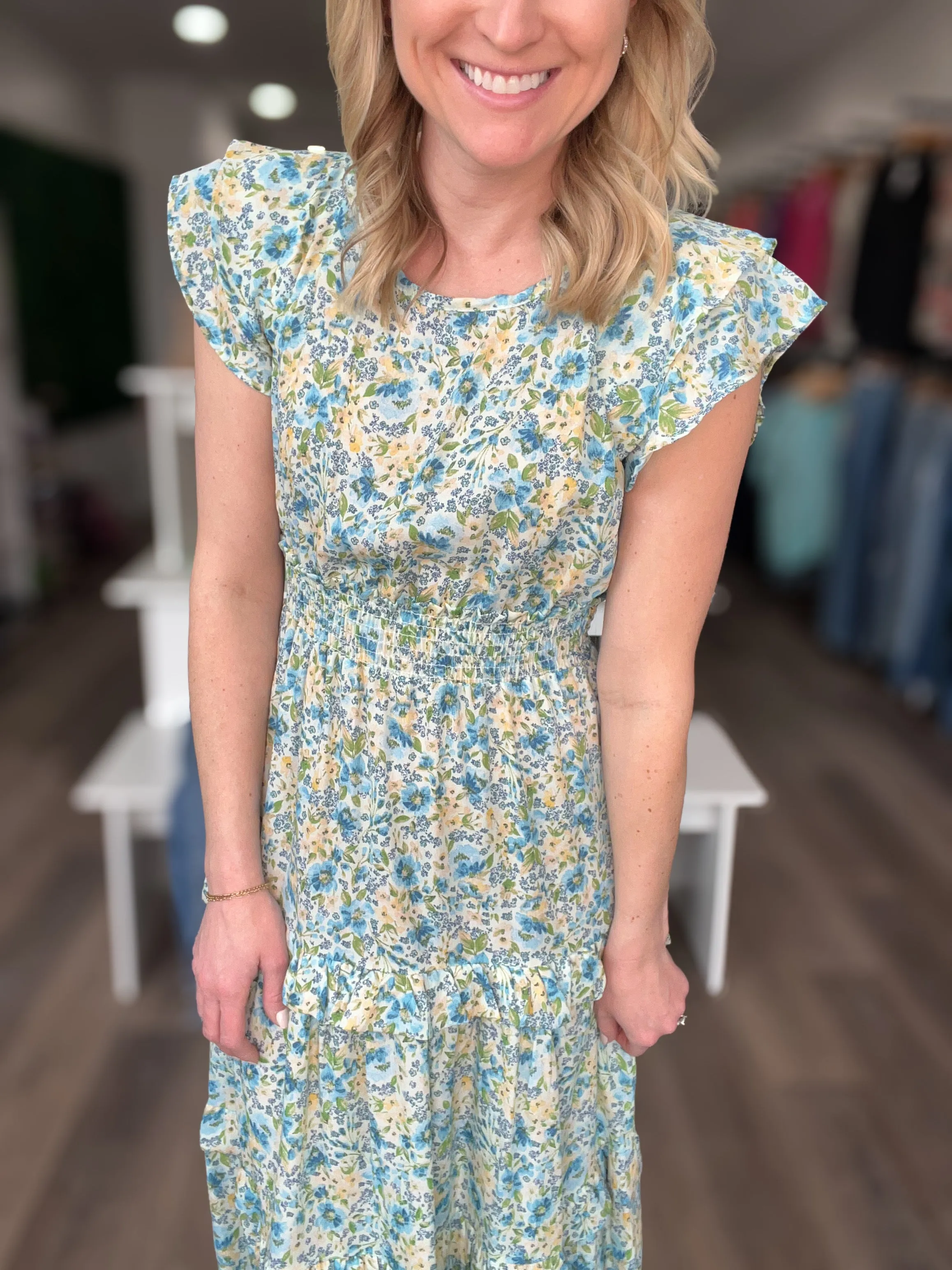 Floral Days Mint Dress