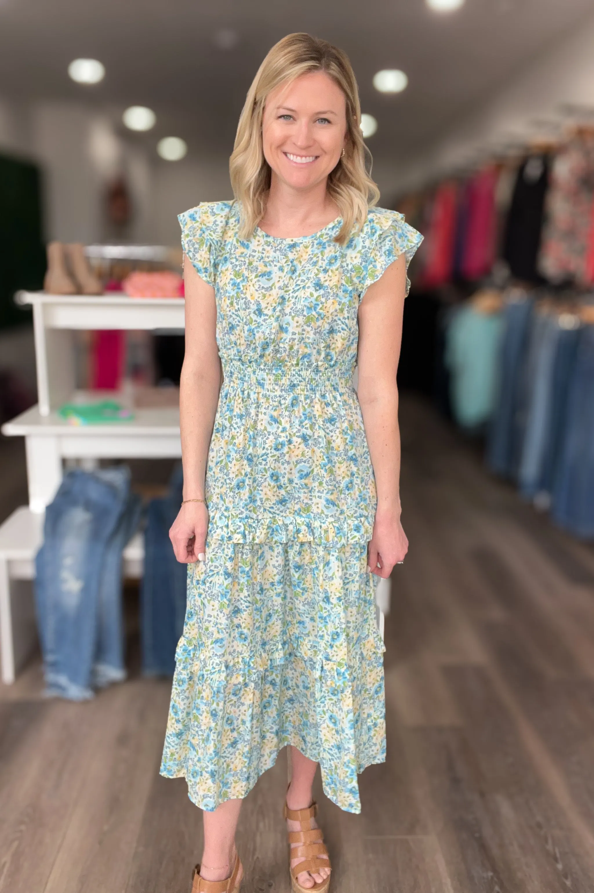 Floral Days Mint Dress