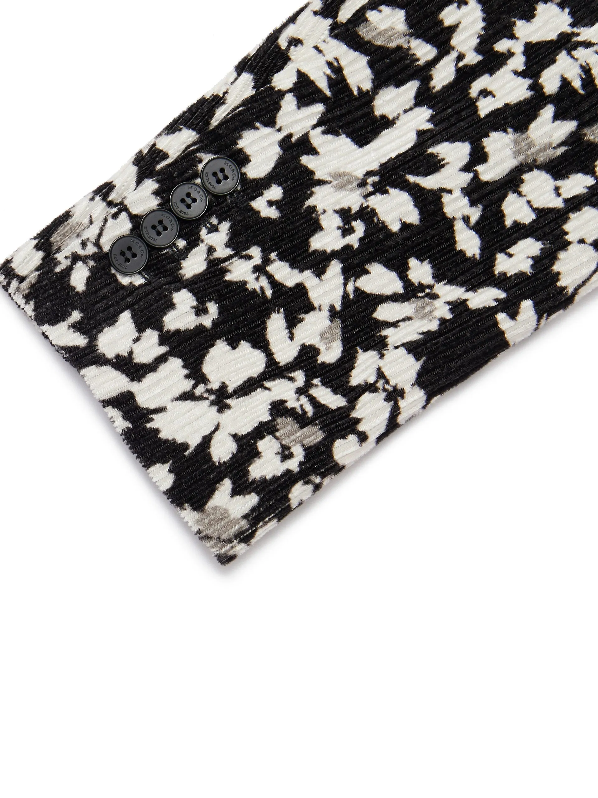 Floral Print Lapel Blazer