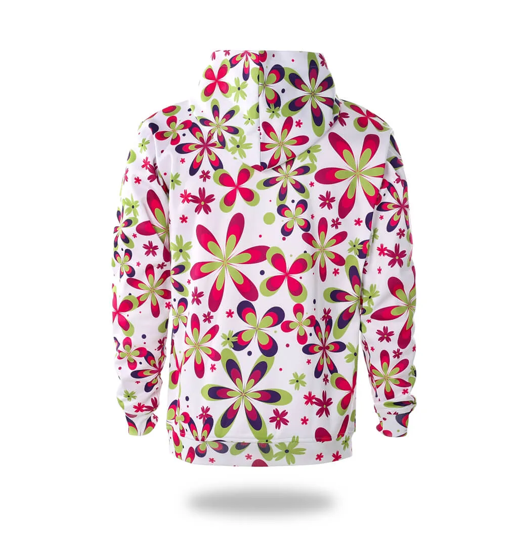 Flowers Design Womans Graphic Hoodies