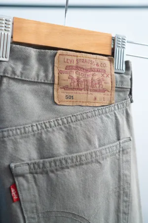 GREY VINTANGE 501 LEVI'S SIZE 36 UK 8
