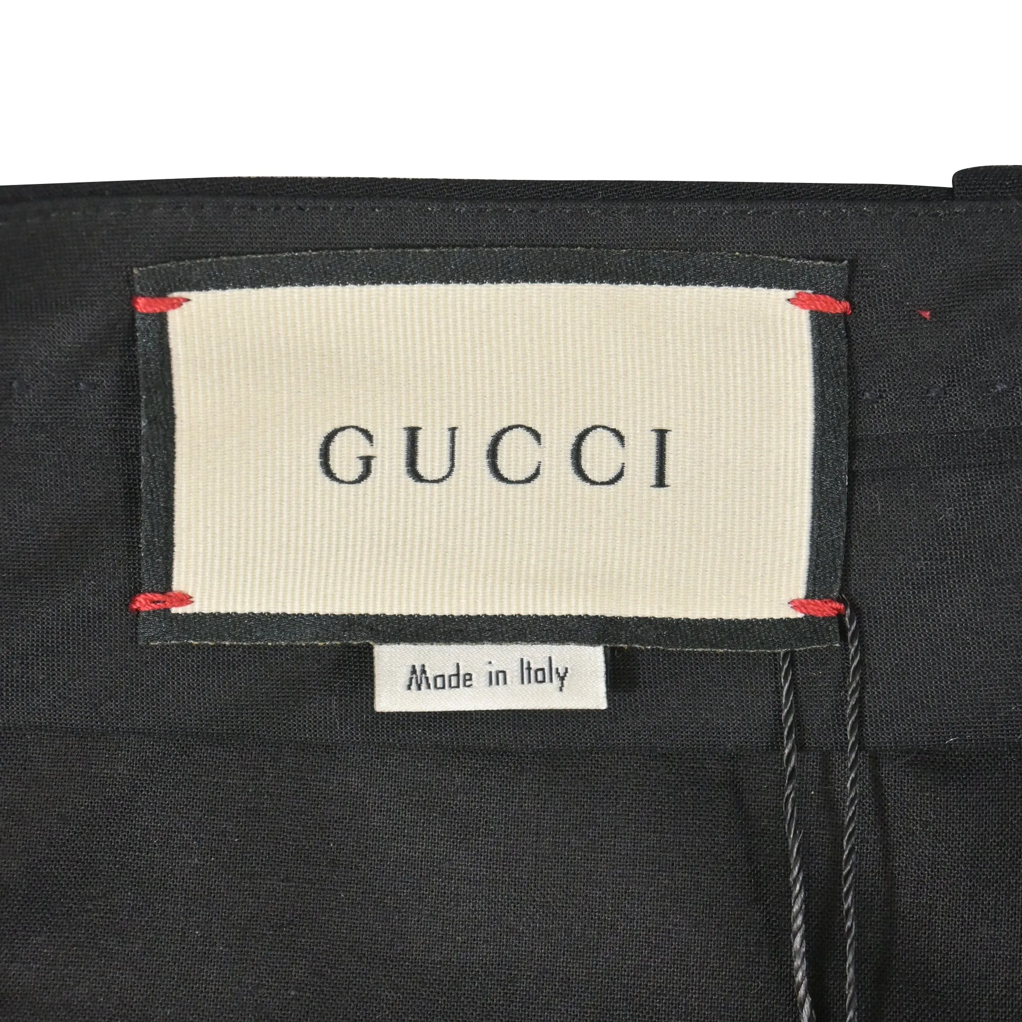 Gucci Wide Leg Culotte Trousers in Black Viscose