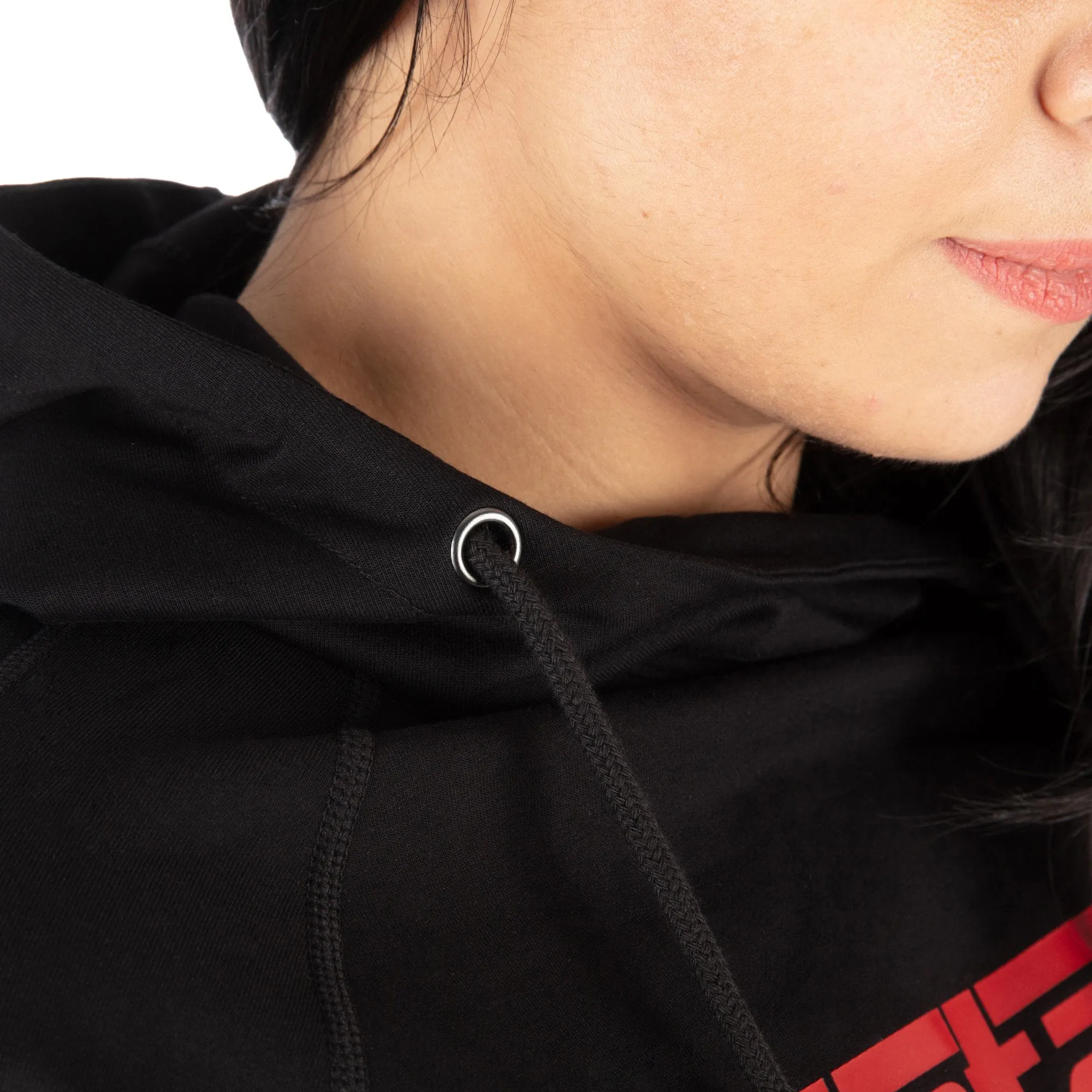Hanorac Femei TATAMI Logo - Negru & Rosu