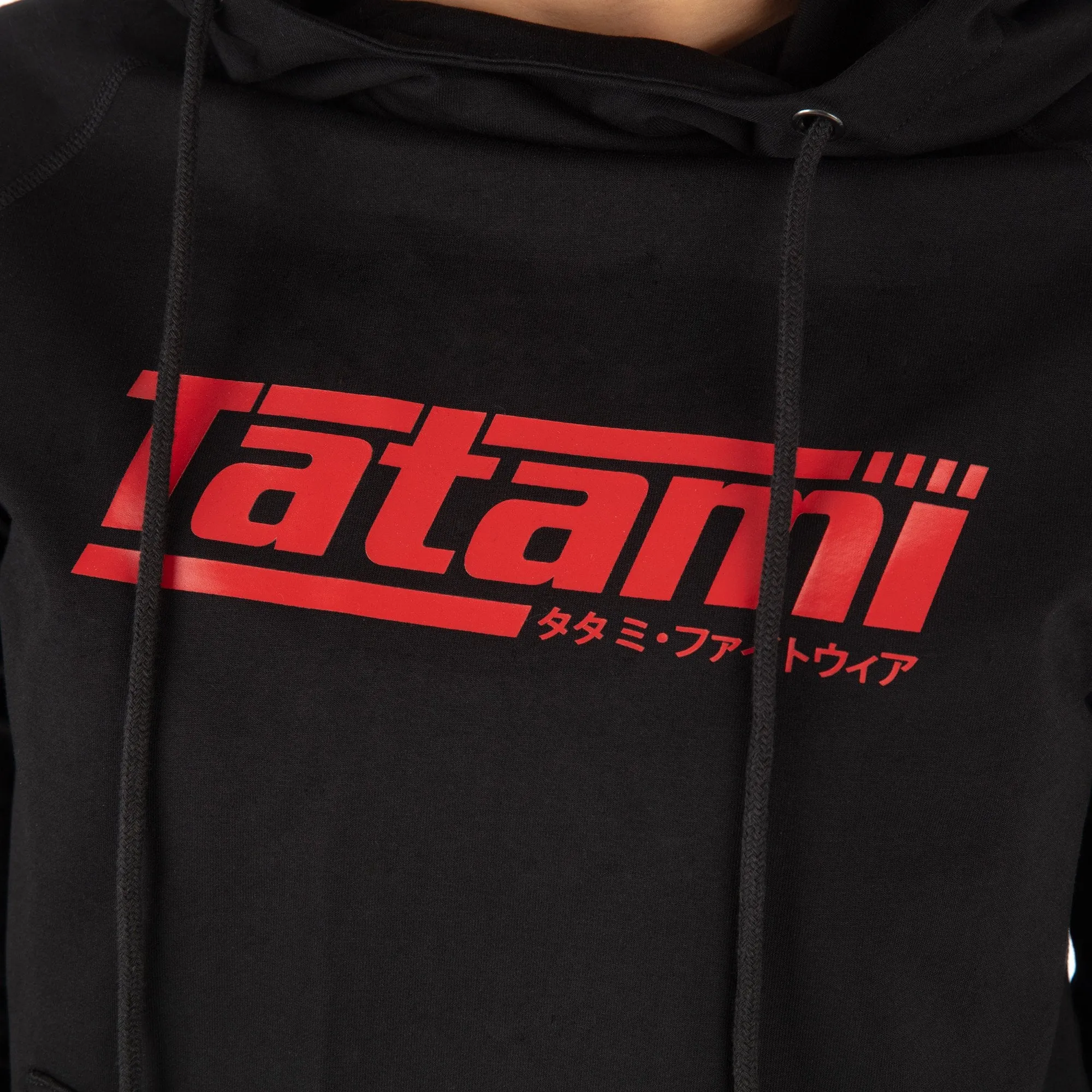 Hanorac Femei TATAMI Logo - Negru & Rosu