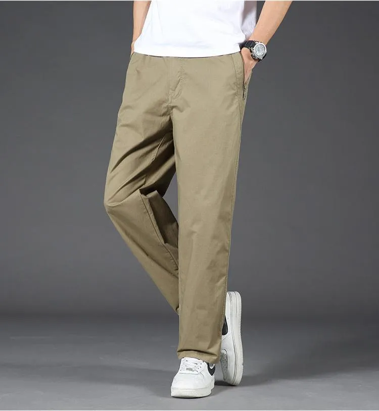 Leonard - Relaxed Fit Cotton Trousers