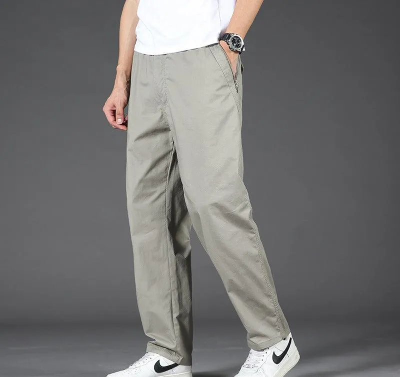 Leonard - Relaxed Fit Cotton Trousers