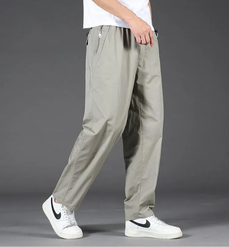 Leonard - Relaxed Fit Cotton Trousers