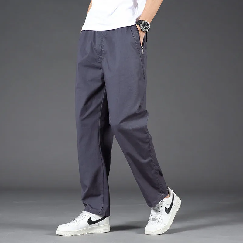 Leonard - Relaxed Fit Cotton Trousers