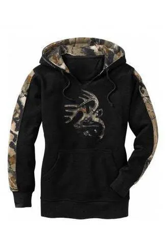 Leopard Print Patchwork Slim Sport Hoodie