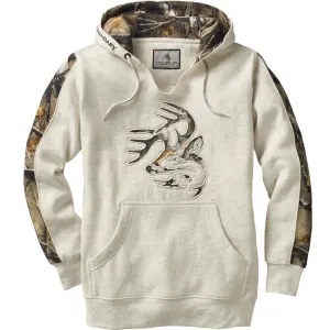 Leopard Print Patchwork Slim Sport Hoodie