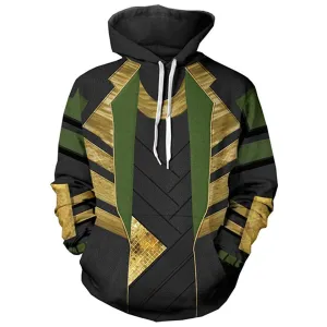 Loki Hoodie - 3D Fashion Cosplay Pullover Hoodie Costume