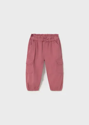 Mayoral | Blush Cargo Trousers