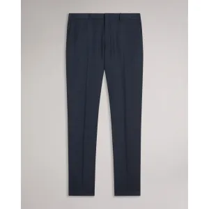 Men Mps-Cromts-Navy Choc Check Trouser - Navy