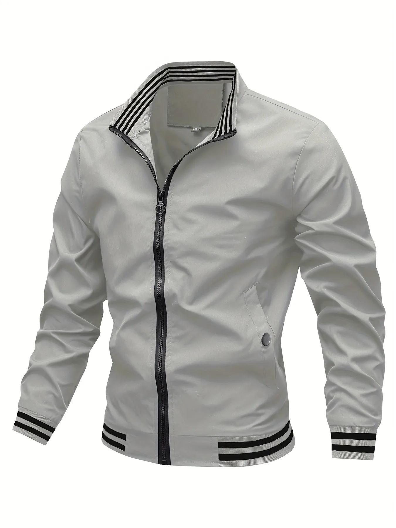 Men's Army GreenJacket With Pockets | Stylish Casual For City Walk Street