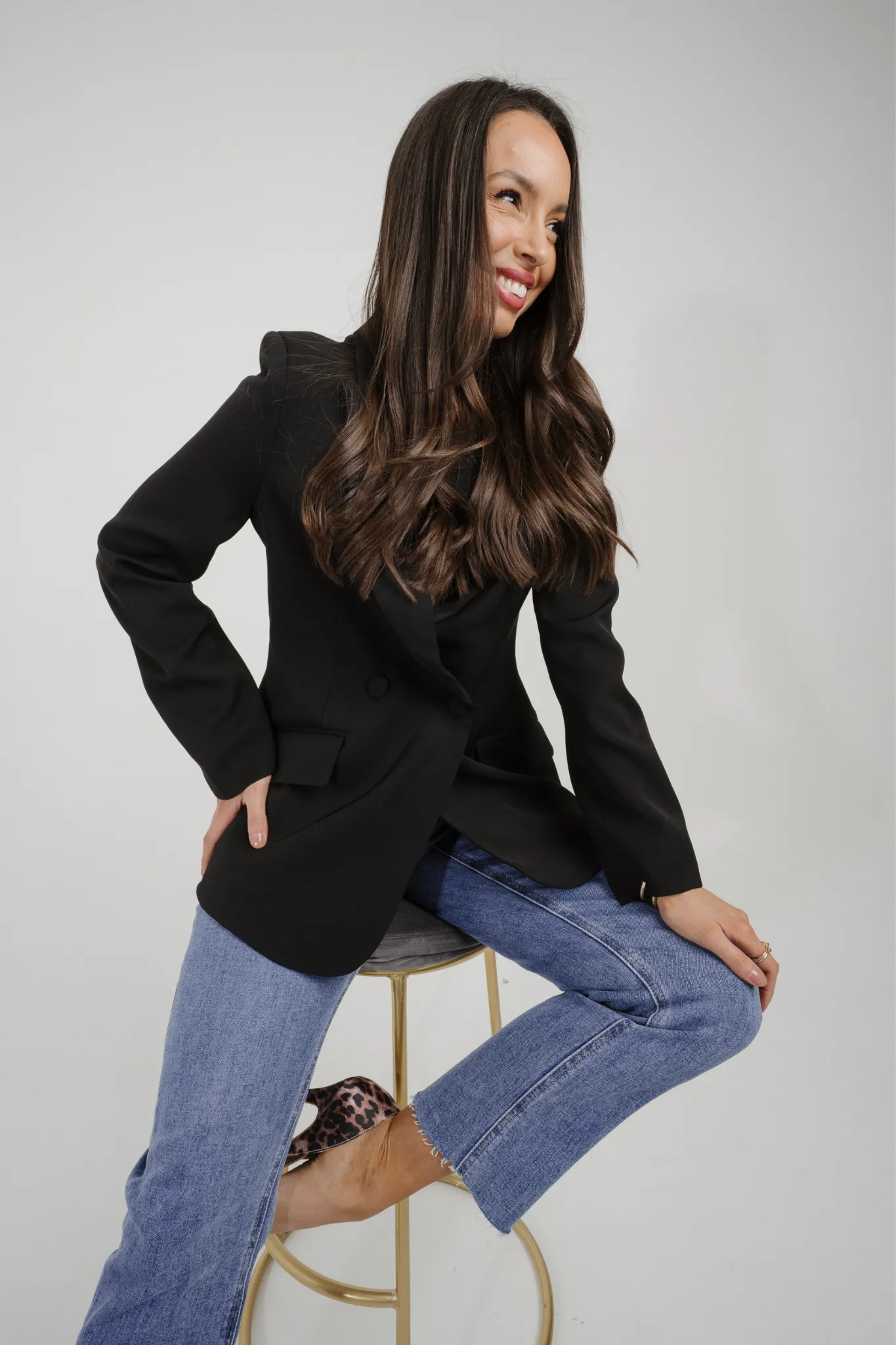 Nadia Blazer In Black