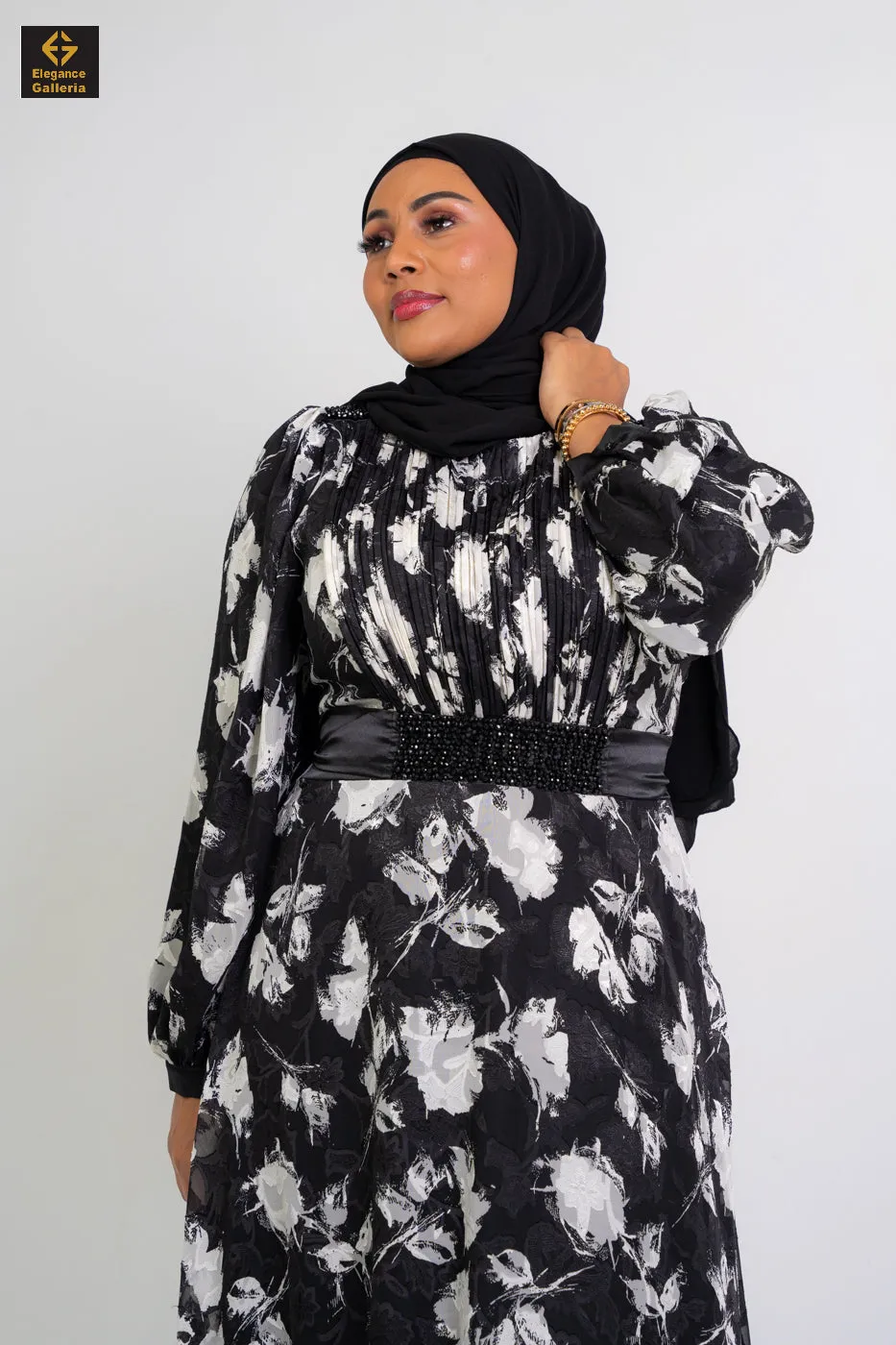 Nasrah Floral Dress