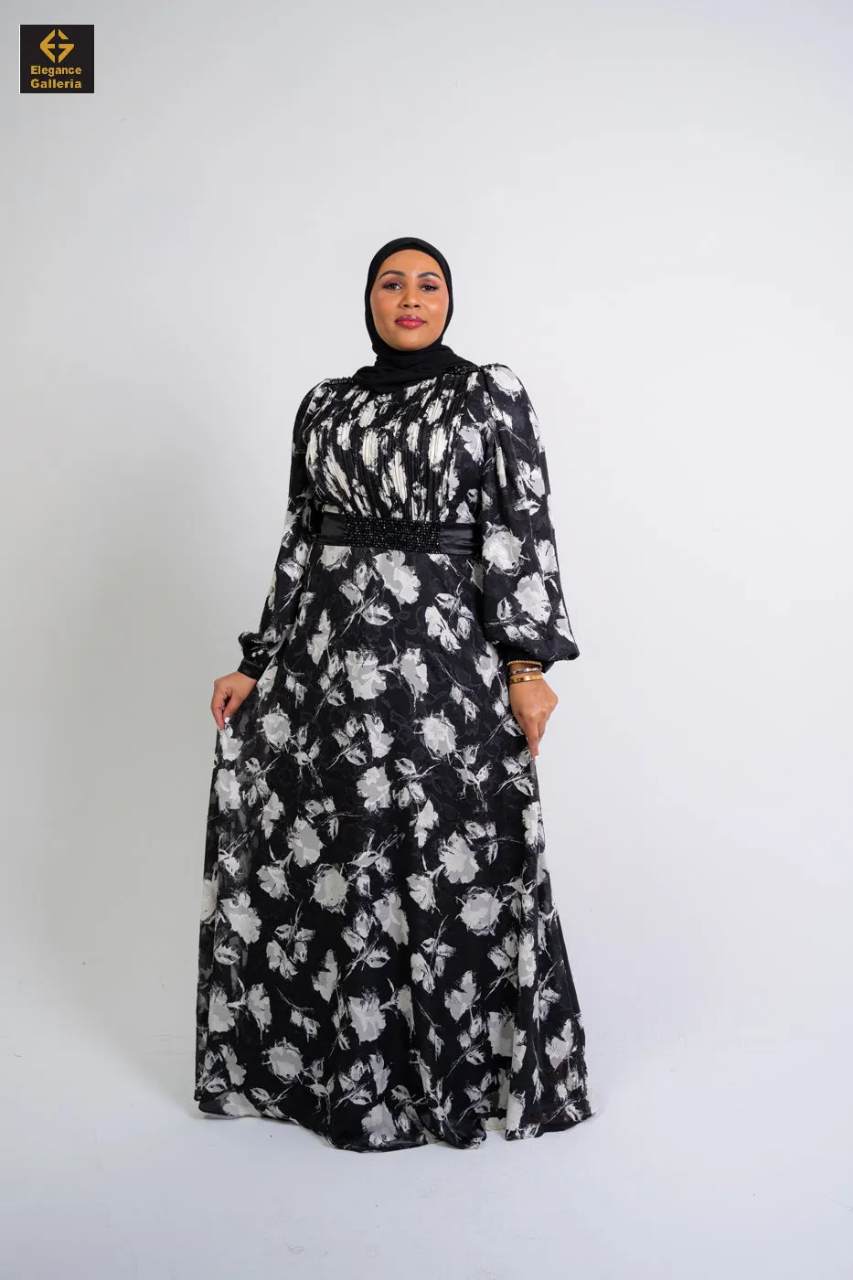 Nasrah Floral Dress