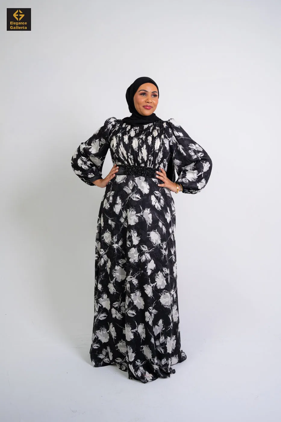 Nasrah Floral Dress