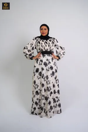 Nasrah Floral Dress