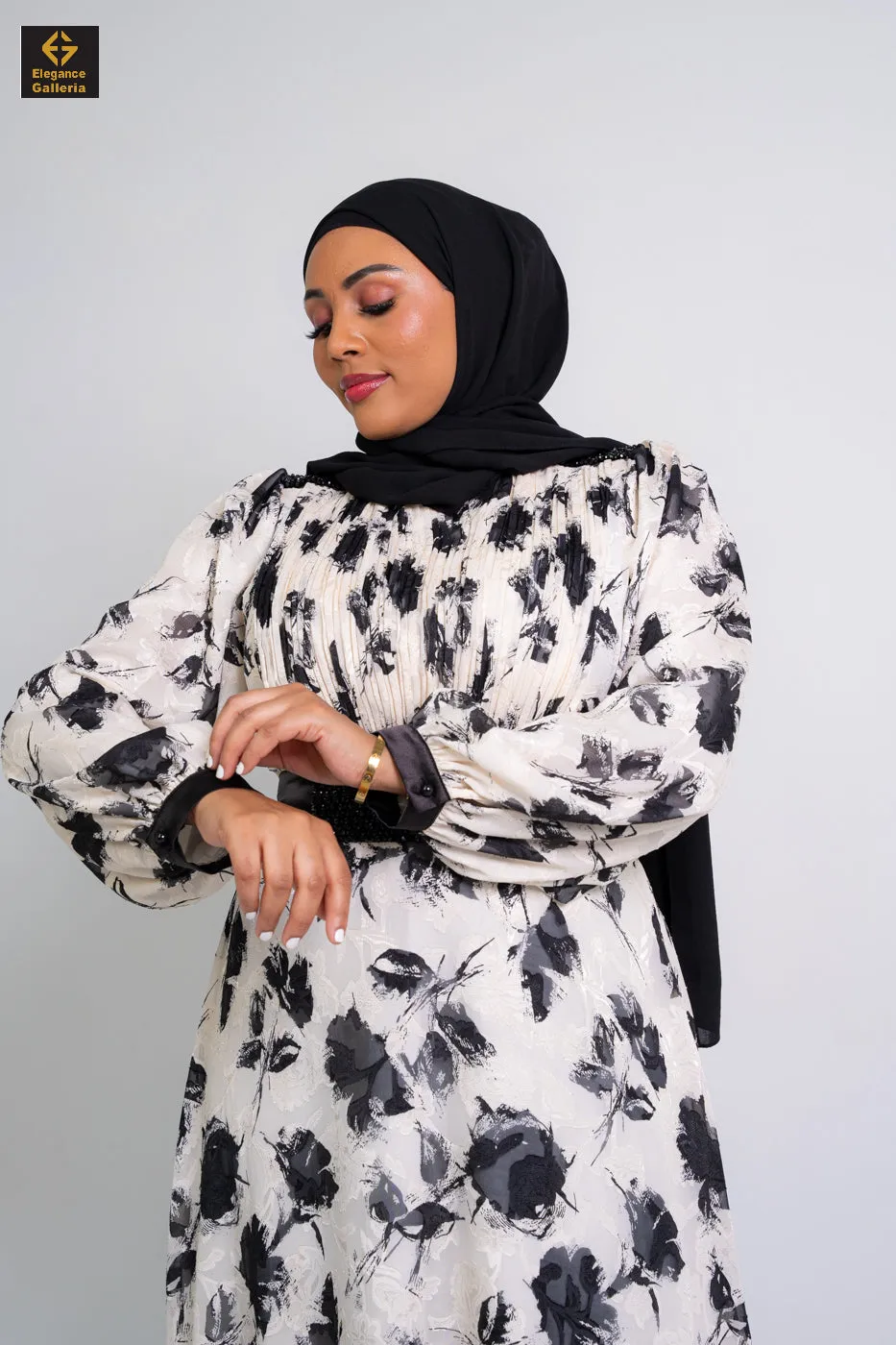 Nasrah Floral Dress